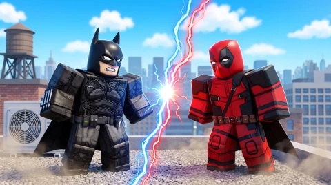 Superhero Battlegrounds Roblox game thumbnail