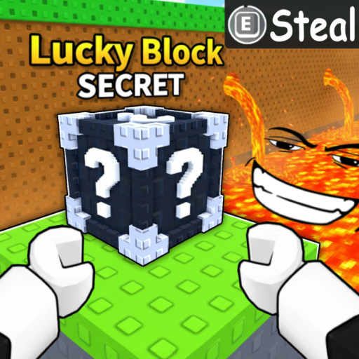 Steal Lucky Blocks from LAVA!