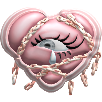 rococo teary chained eyes coquette heart neck side