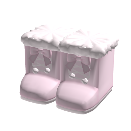 ♡ Pink Cutesy Kawaii Fluffy Winter Snow Boots