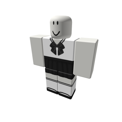 ʚ♡ɞ black anime school girl outfit - Roblox