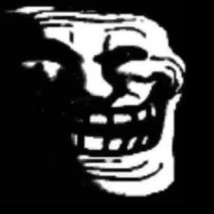 Troll Face but spooky Roblox decal