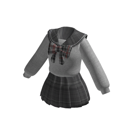 ✨Bow tie plaid school uniform preppy costume anime thumbnail
