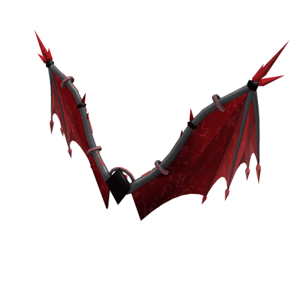 Rune Crystal Wings (Folded) – Blood Moon