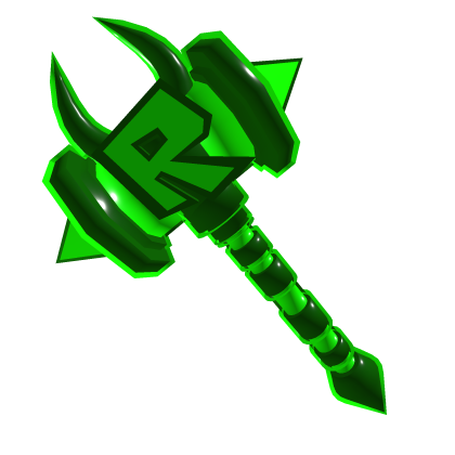 Green Shiny Retro Hammer thumbnail
