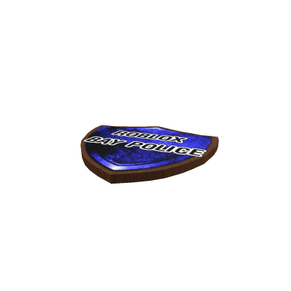 Roblox Bay Police Placard