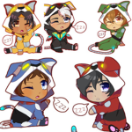 Voltron Legendary Defender Crew!