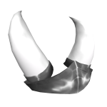 White Mythical Horns
