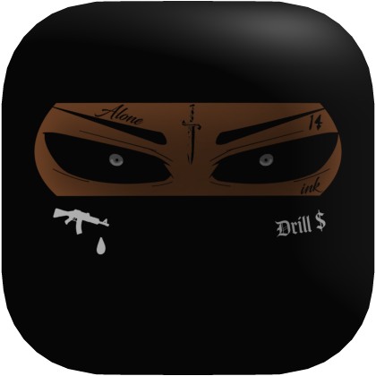 Cold Gangster Face w Skimask Roblox item