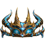 Golden Wrathborn Diamond Shadow Crown