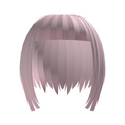 Emo niche choppy short pink hair