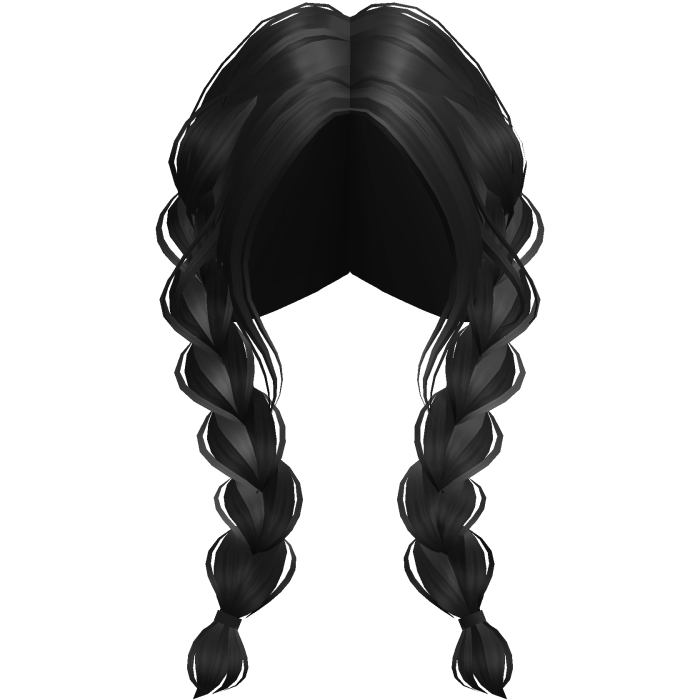 Sleek Chic Braids Pigtails (Black)