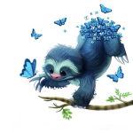 The sloth angel Twinzies