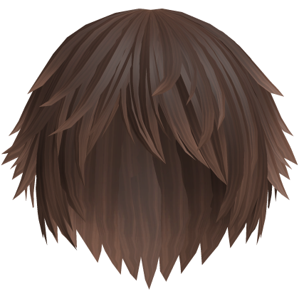 Brown Cute Emo Kitty Tuft Hair