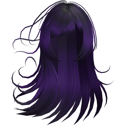 Violet Long Layered Wispy Windy Hair Roblox item