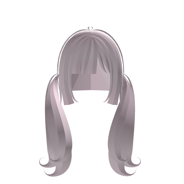 ♡ dolly hime low wavy pigtails pink