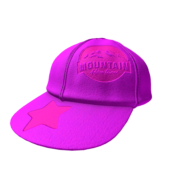 Mountain Adventure Cap - Pink