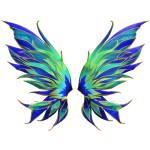 (CODE= 777w ) Magic Oceanic Spectral Wings