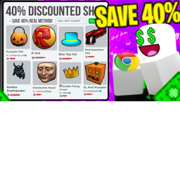 SAVE 40% ROBUX ON EVERY PURCHASE!