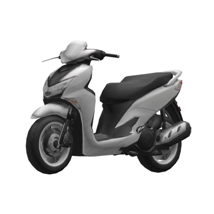 White Scooter Motorcycle