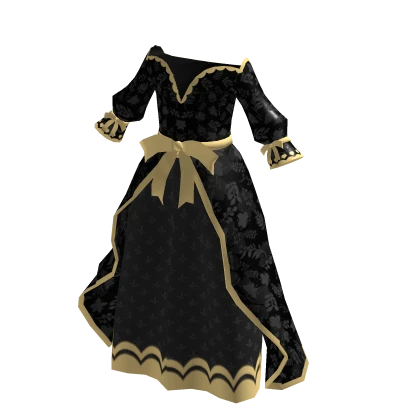 Beautiful Princess Dress - Black | Roblox Item - Rolimon's