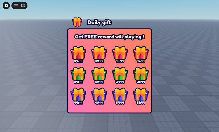 Playtime Rewards System preview 1