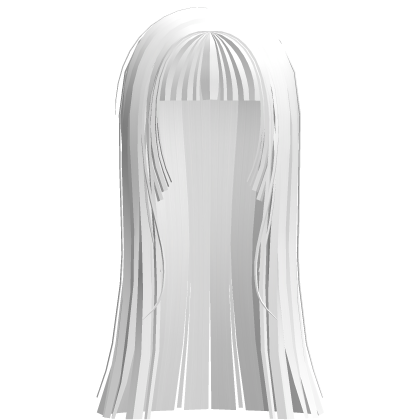 ♡: pretty doll straight long hime in white Roblox item