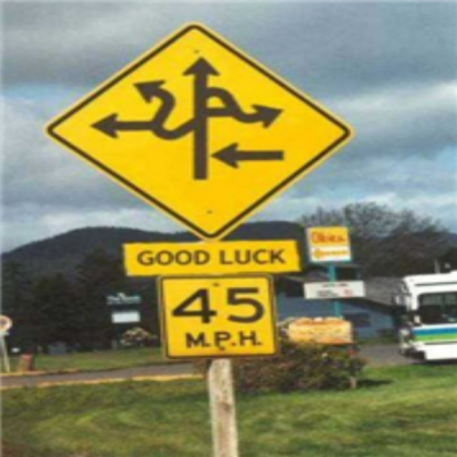funny sign that is unhelpful...lol Roblox decal