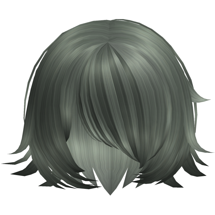Zombie Green Spiky Anime Style Shy Short Bob Hair