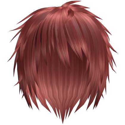 red kuro messy japanese anime boy hair