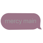 mercy main text bubble pink ⭐