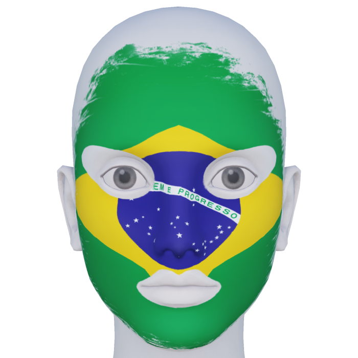 Brazil Facepaint