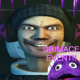 [GRIMACE SHAKE!] Cart ride into a Skibid toilet