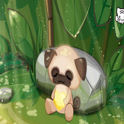 Kawaii Lazy Puppy Roblox decal