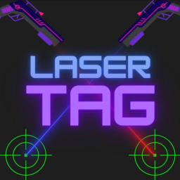 Blue and purple laser tag!