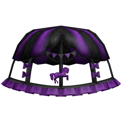Purple and Black Carousel Cage Skirt thumbnail