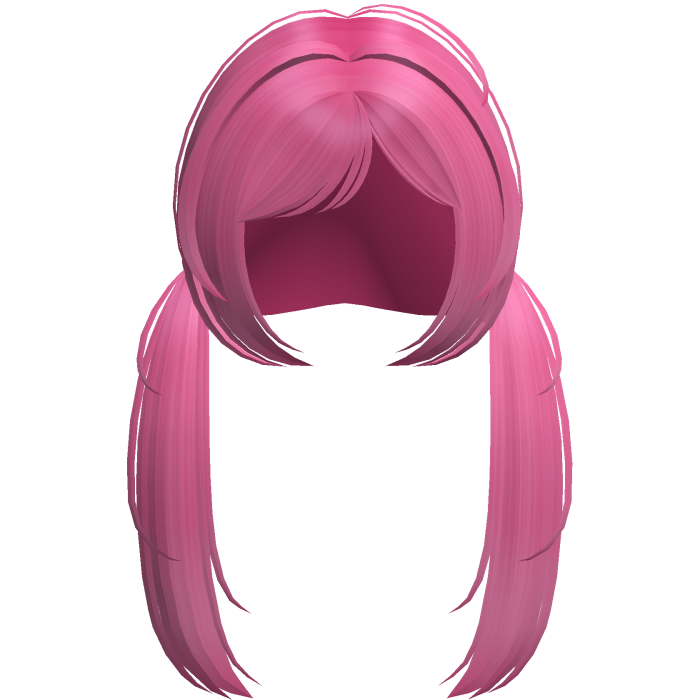 ୨୧ Kawaii Long Hot Pink Pigtails