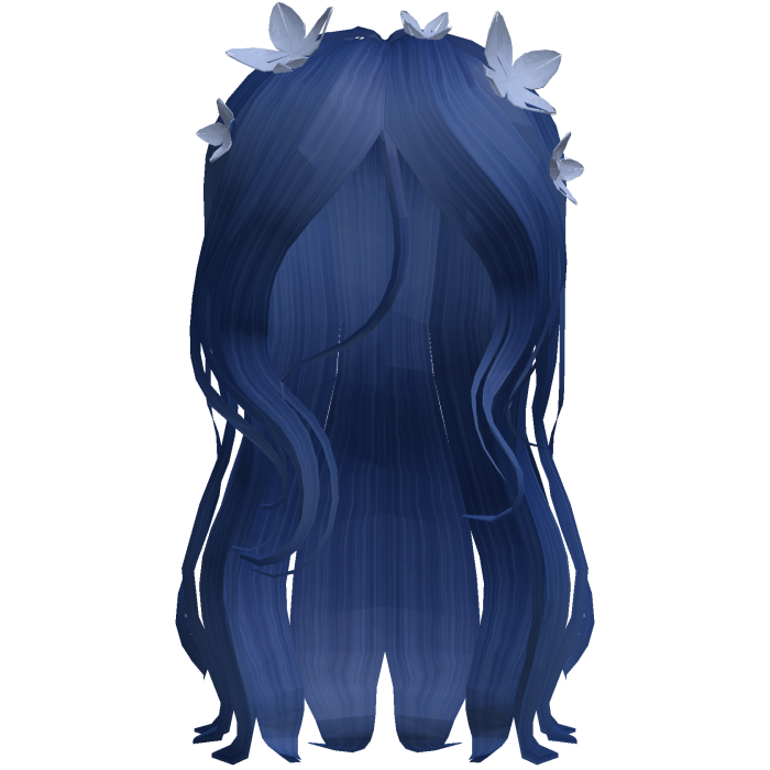 🪦 Emily's Corpse Bride Blue Floral Spooky Hair 