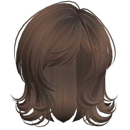 Scene 2000s Darling Wolfcut Light Brown Roblox item