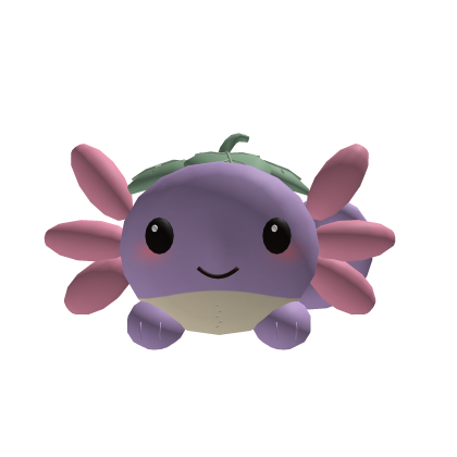 Axolotl Plush Shoulder Pet - Lavender
