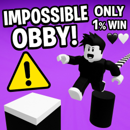 IMPOSSIBLE 🖤🤍 OBBY | ONLY 1% WIN 💀