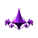 Purple Sparkle Crown