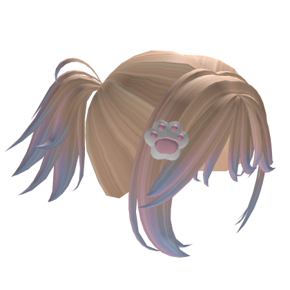 Blonde Cotton Candy Paw Hair Roblox item