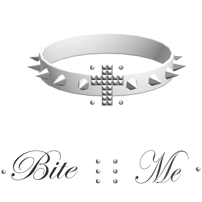 emo white goth spiked studded chocker