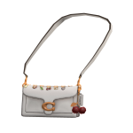 Coach Crossbody Bag White with Charms