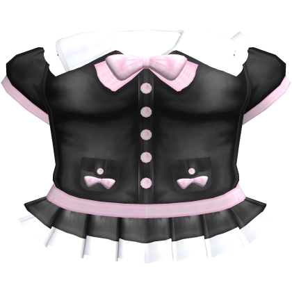 ♡ : cute school uniform in black and pink