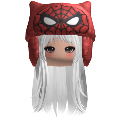 Spider-Man Ushanka With White Hair And Face V2 Roblox item