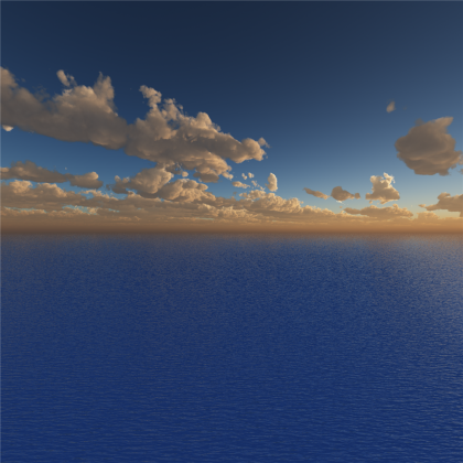 Thick Clouds Water Skybox