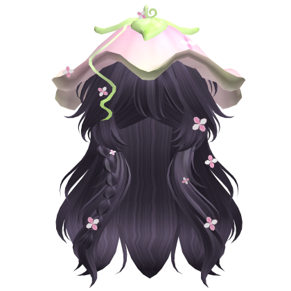Kawaii Fluffy Layered Flower Hair (Purple)