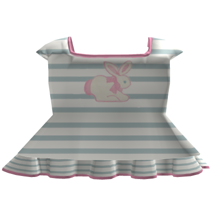 cute pink and blue bunny dress thumbnail